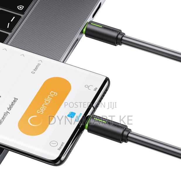 Usams 60w 1m Charging and Data Cable Type-C to Type-C - thumbnail 4
