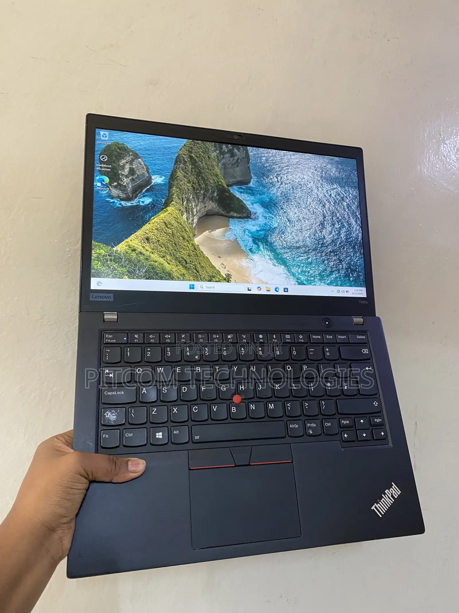 Laptop Lenovo ThinkPad T480s 16GB Intel Core i7 SSD 256GB