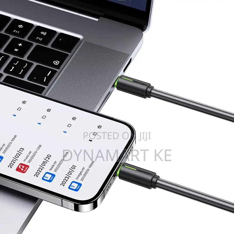 Usams 30w 1m Charging and Data Cable Type-C to Lightning