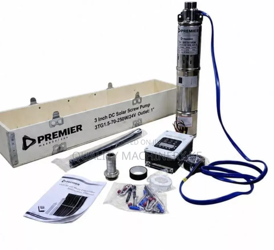 Energy-Saving Dc Solar Brushless Submersible Pump 24v,250w,70m