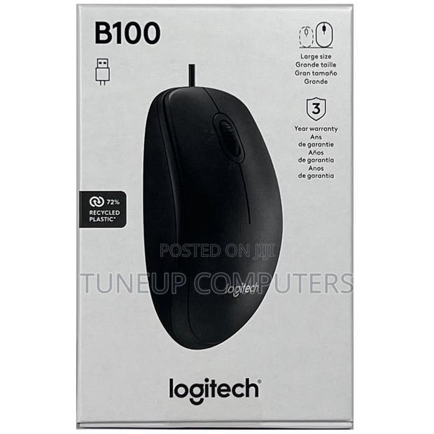 Logitech B100 Usb Optical Mouse - 910-003357 - thumbnail 2