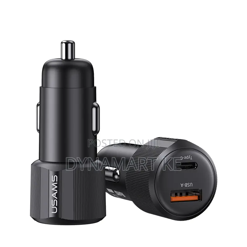 Usams 60w A+C Dual-port Fast Car Charger