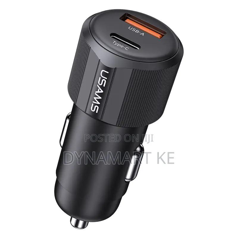 Usams 60w A+C Dual-port Fast Car Charger