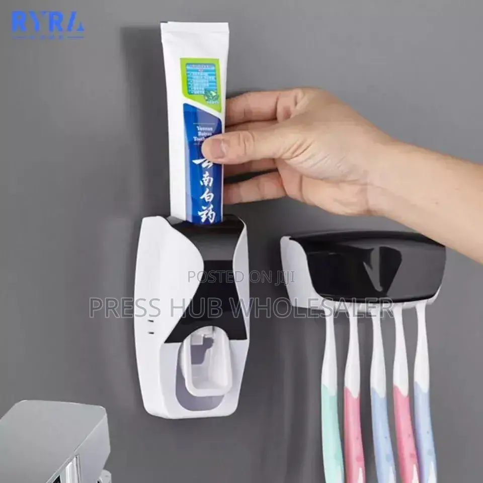 Automatic Toothpaste Dispenser Organizer Kit for Bathrooms