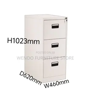 Office Cabinet; Three Drawers Steel Filing Cabinet