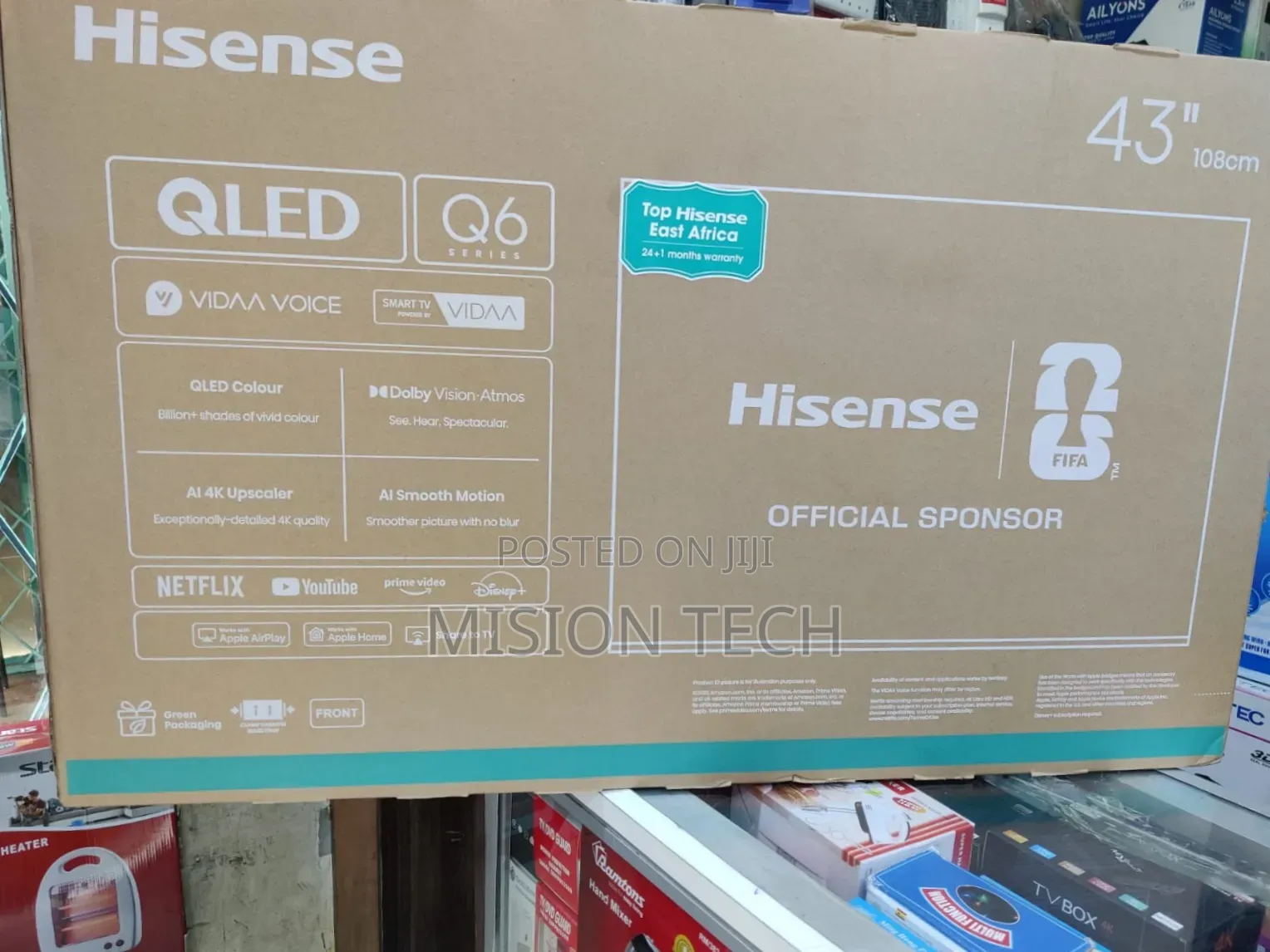 Hisense 43" Q6 Series Qled Smart Tv 