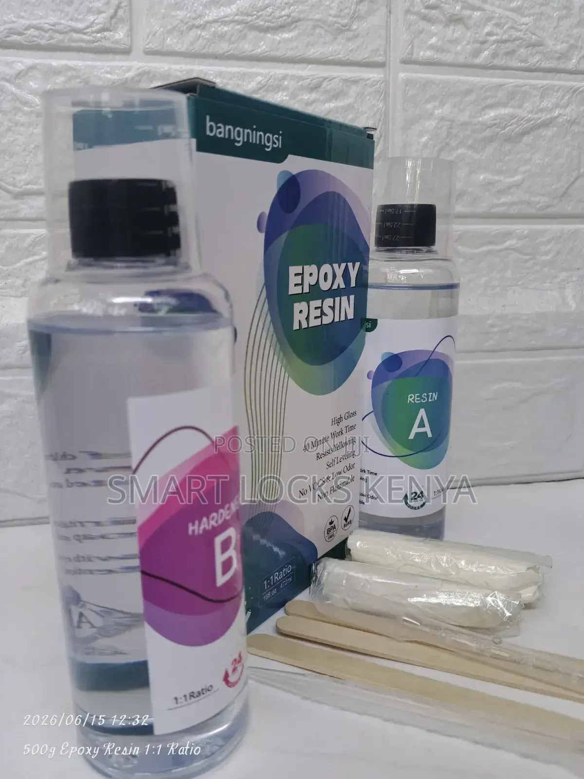 Epoxy Resin Kit 1:1 Diy Jewelry Silicone Mold for Art Epoxy