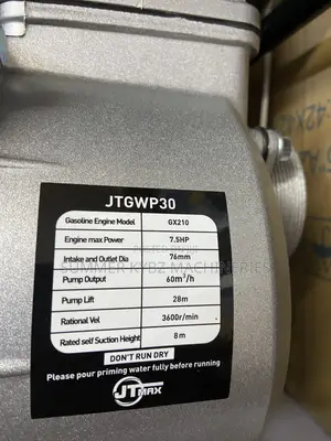Jtmax Gasoline Water Pump 2’