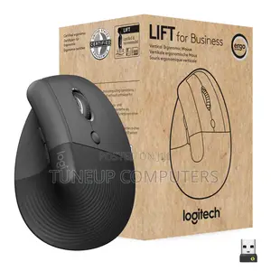 Logitech Lift Vertical Ergonomic Wireless and Bluetooth Mouse