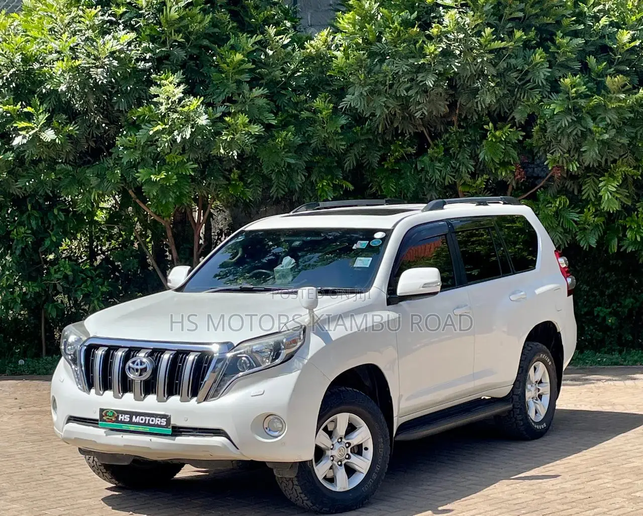Toyota Land Cruiser Prado 2.8 2017 White