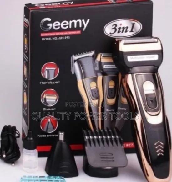 Geemy Geemy 3-in-1 Electric Shaver Hair Clipper - Rechargeable,