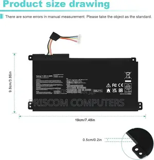 Laptop Battery for Asus Vivobook 14 E410m E410ma L410m L410ma E410ka
