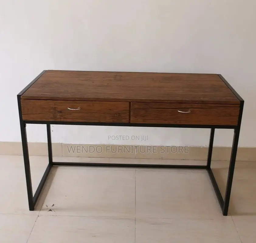 Office Desk; Wooden Home Office Desk With Lockable Drawers