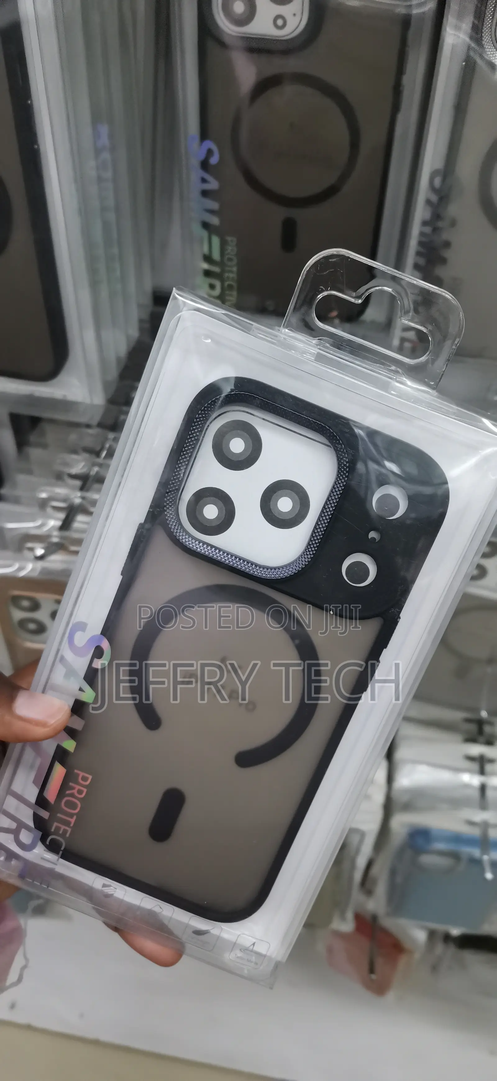 iPhone 17 Pro Textured, Reinforced Matte Border Framing Cover