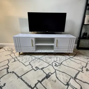 Sydney White Tv Stand 4ft Modern Design