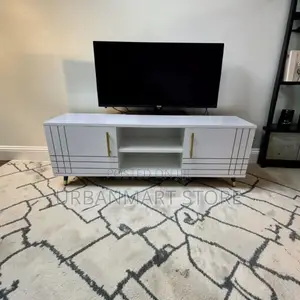 Sydney White Tv Stand 4ft Modern Design