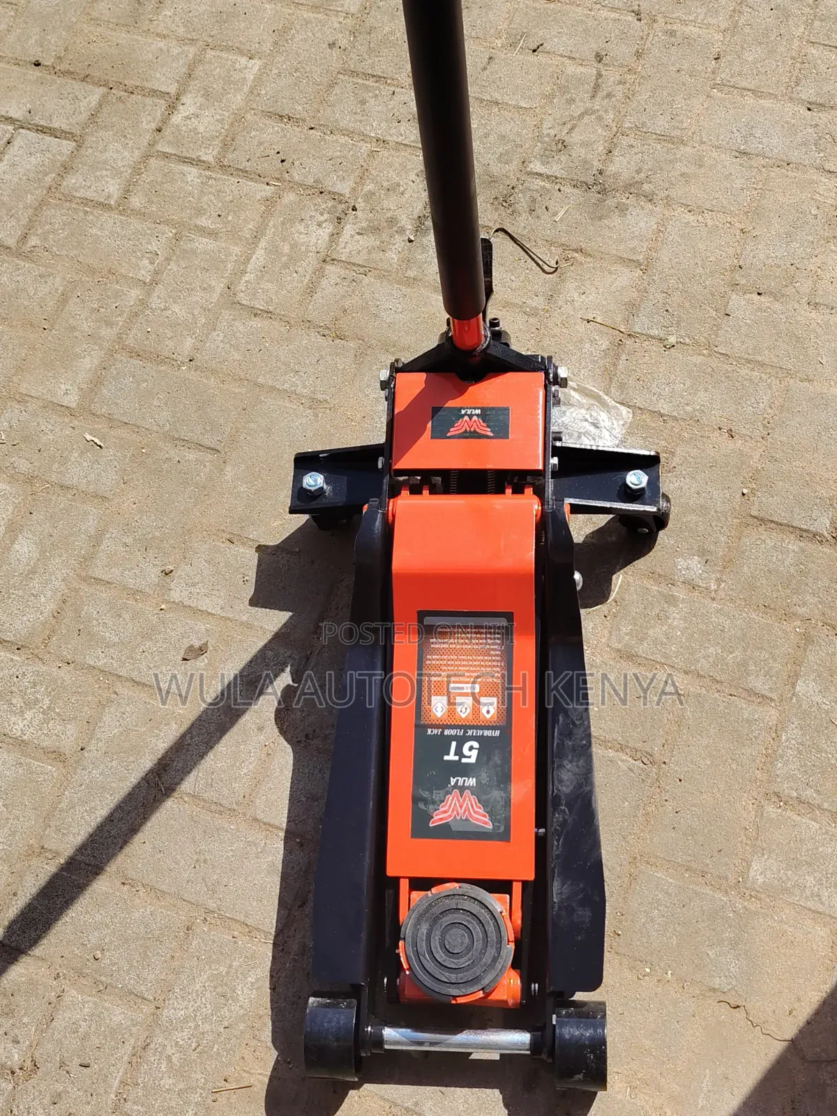 Durable and Strong Steel Heavy Duty Trolley Jack Machine 5tns Wula