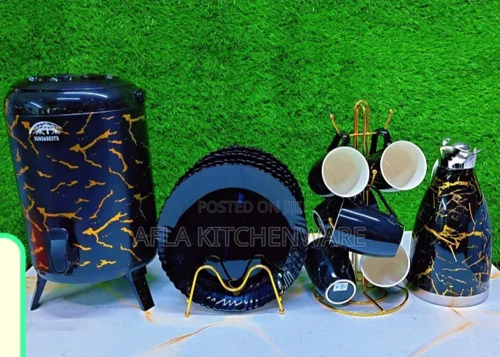 Black 14 Pieces Combined Dinnerset
