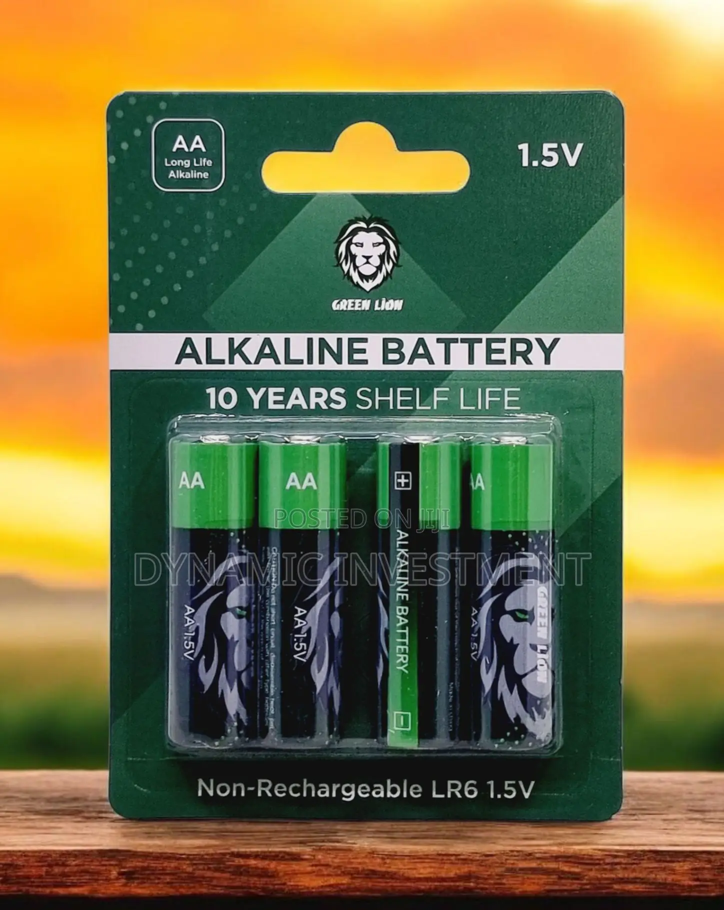 Green Lion Battery Batteries 10 Years Shelf Life 1.5v Long Lasting