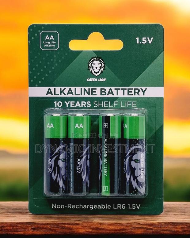 Green Lion Battery Batteries 10 Years Shelf Life 1.5v Long Lasting