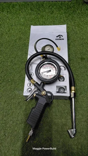 Wolf Brand Tire Inflator and Pressure Gauge Tool With Liquid