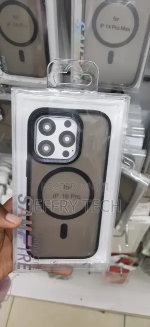 iPhone 16 Pro Featuring a Sleek Translucent Matte Back Cover