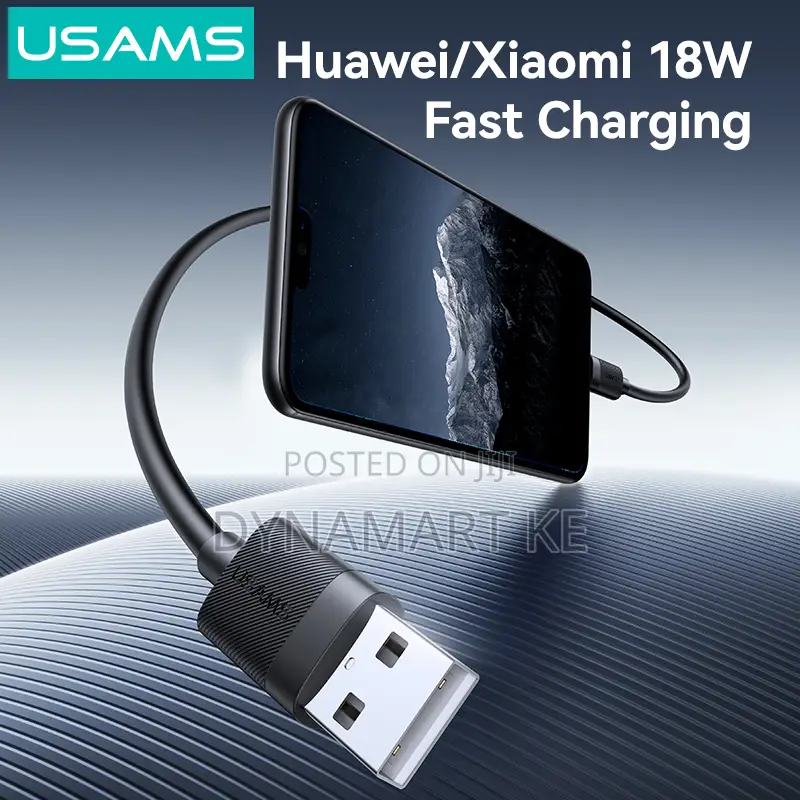 Usams 18w 1m Usb-a to Micro Fast Charging Data Cable