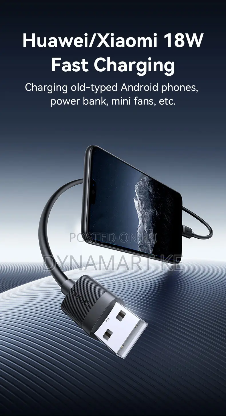 Usams 18w 1m Usb-a to Micro Fast Charging Data Cable
