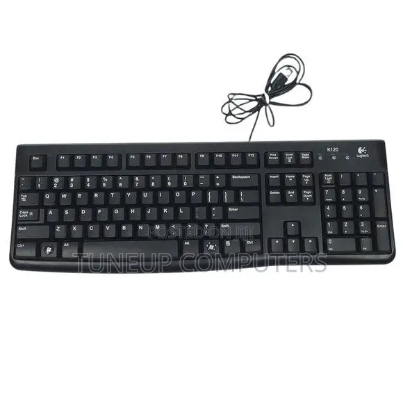 Logitech Wired Keyboard - Black - 920-002508