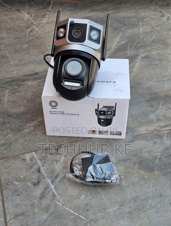 Smart Outdoor Surveillance Camera 360° Pan Tilt Zoom Security System