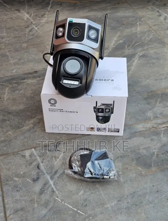 Smart Outdoor Surveillance Camera 360° Pan Tilt Zoom Security System
