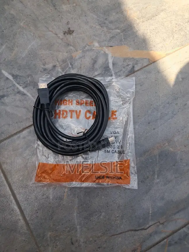 5 Meter Hdmi Cable for Laptop to Tv Connection
