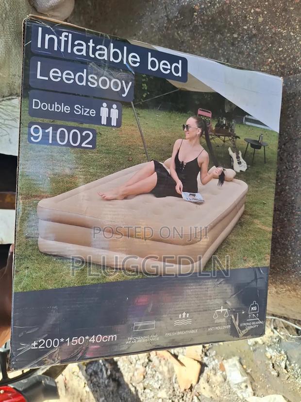Double Size Inflatable Airbed (200*150*40 Cm). - thumbnail 2