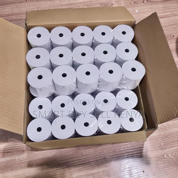 Crisp Results 50 Pieces 80mm by 80mm by 13mm Thermal Paper Rolls