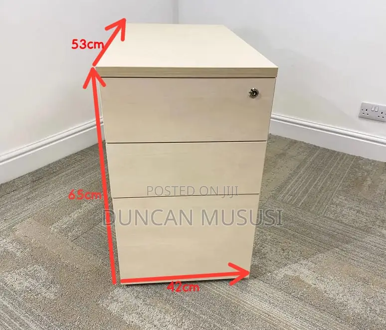 Mobile 3 Drawer Pedestal