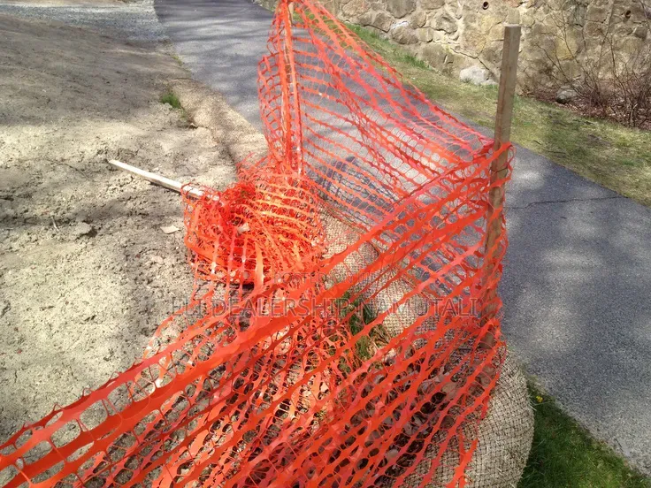 Temporary Safety Barrier Net 1m X 50m – Orange Plastic Mesh
