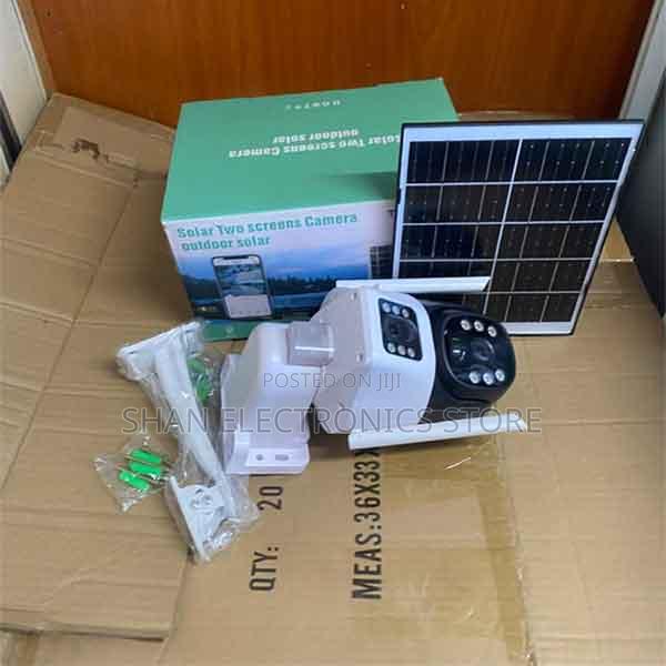 4mp Dual Lens 4g PTZ Solar Camera Pan-Tilt-Zoom