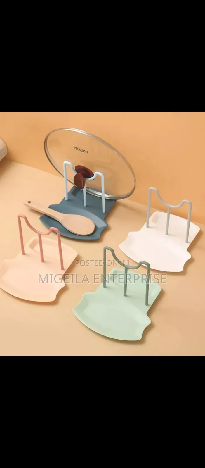 Spoon Rest and Lid Holder