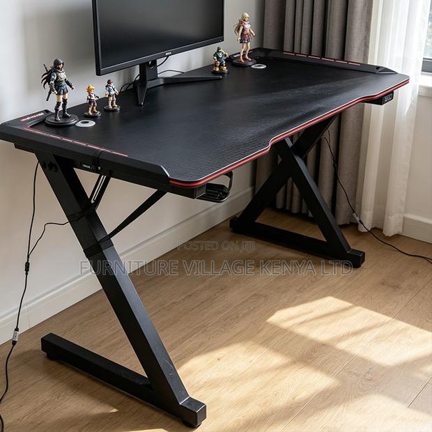Modern Lightning Gaming Desk - thumbnail 3