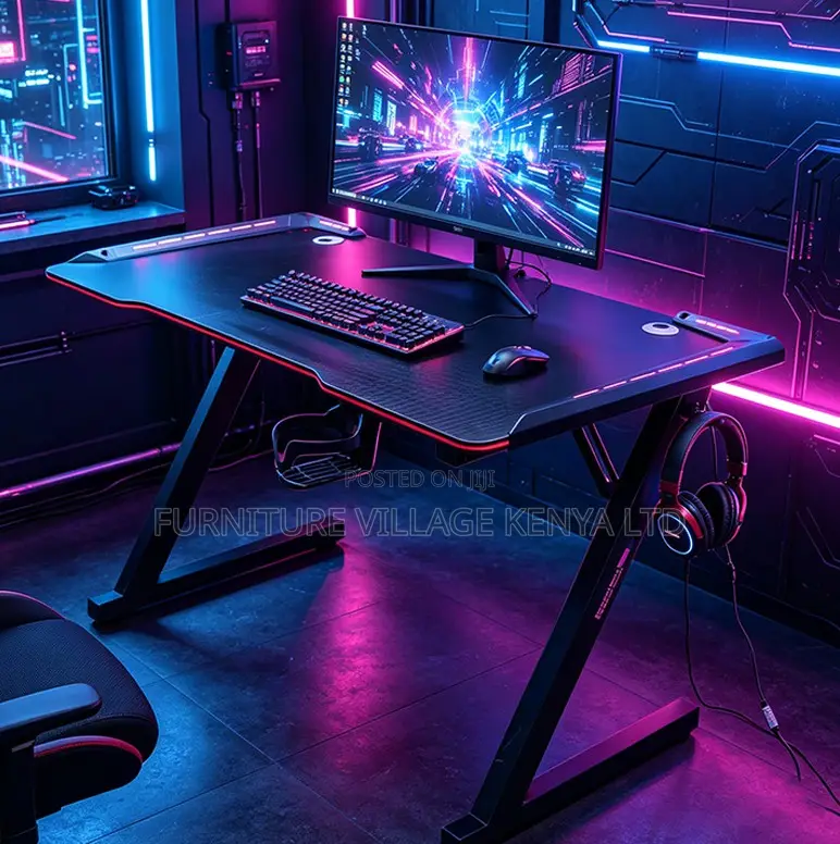 Modern Lightning Gaming Desk