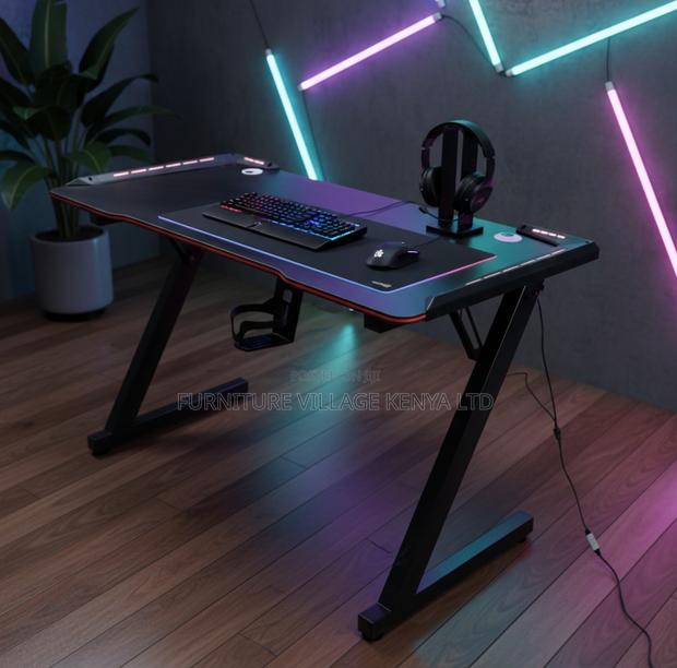 Modern Lightning Gaming Desk - thumbnail 6