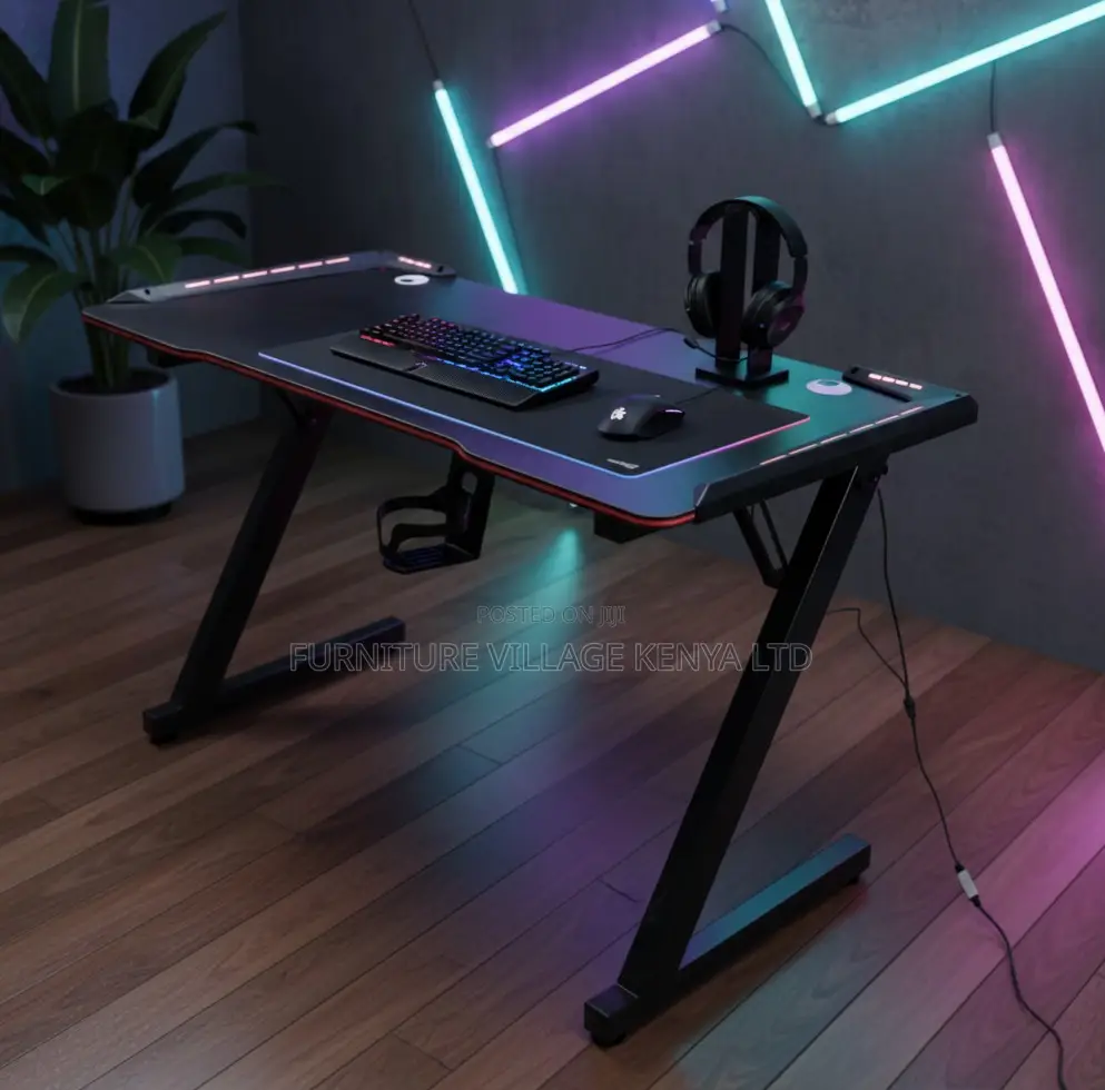 Modern Lightning Gaming Desk
