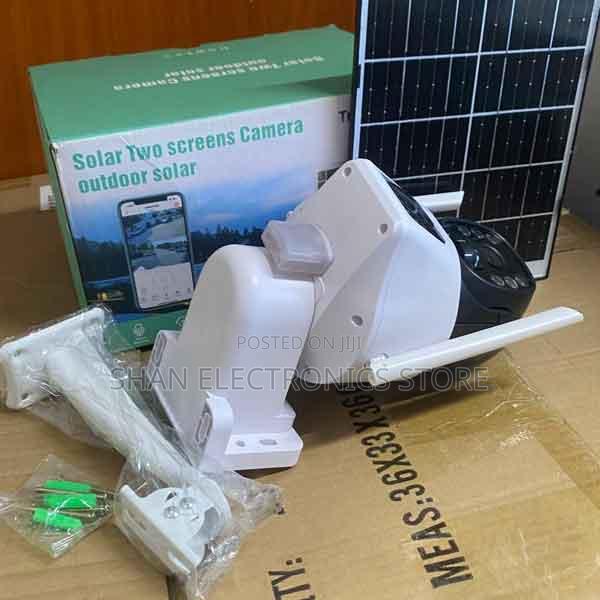 Weatherproof Design Remote Access 4mp Dual Lens 4g PTZ Solar Cam