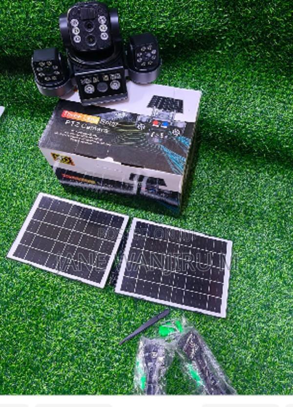 /Dual Panel Solar CCTV Camera – Long Battery Outdoor Monitoring