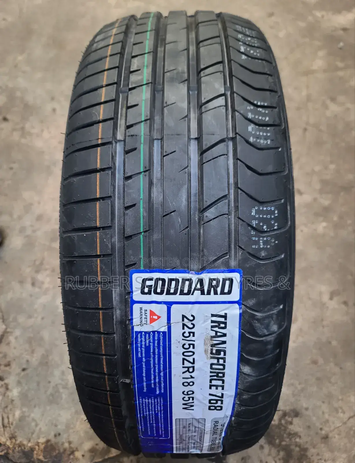 225/50 R18 Goddard Tyres 95 W Tranceforce 768
