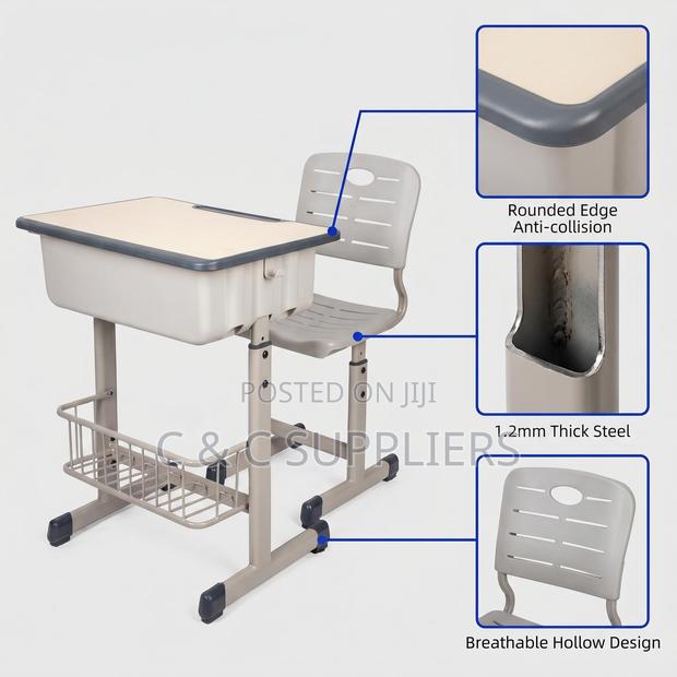 Kid's Adjustable Desk Chair Combo. - thumbnail 4
