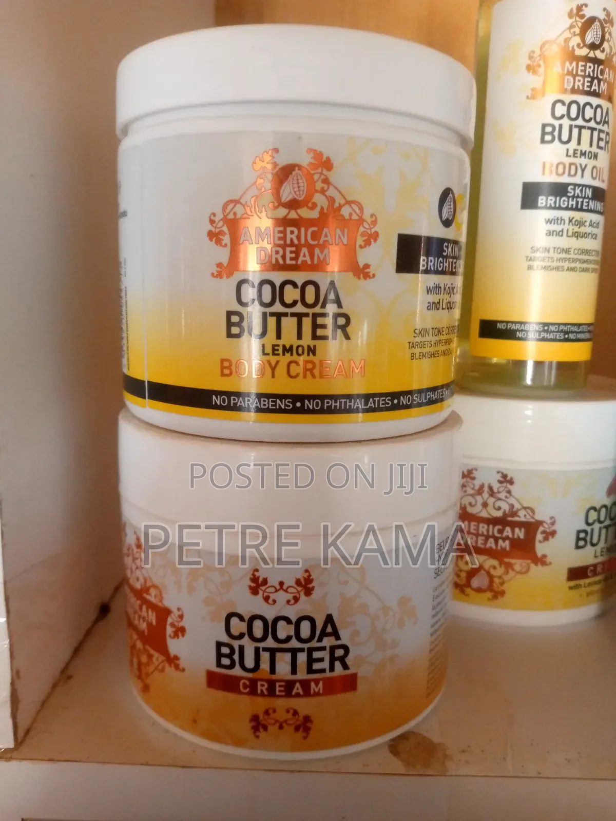 Cocoa Butter Lemon Cream