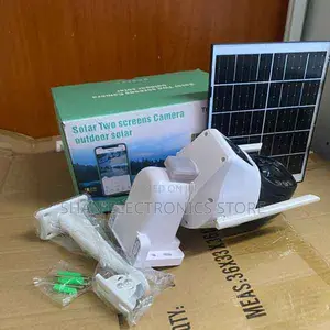 High-Definition Video 4g 6mp Dual Lens Dual Screen Solar PTZ Camera