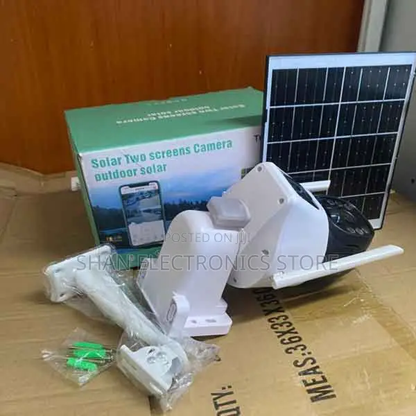 High-Definition Video 4g 6mp Dual Lens Dual Screen Solar PTZ Camera