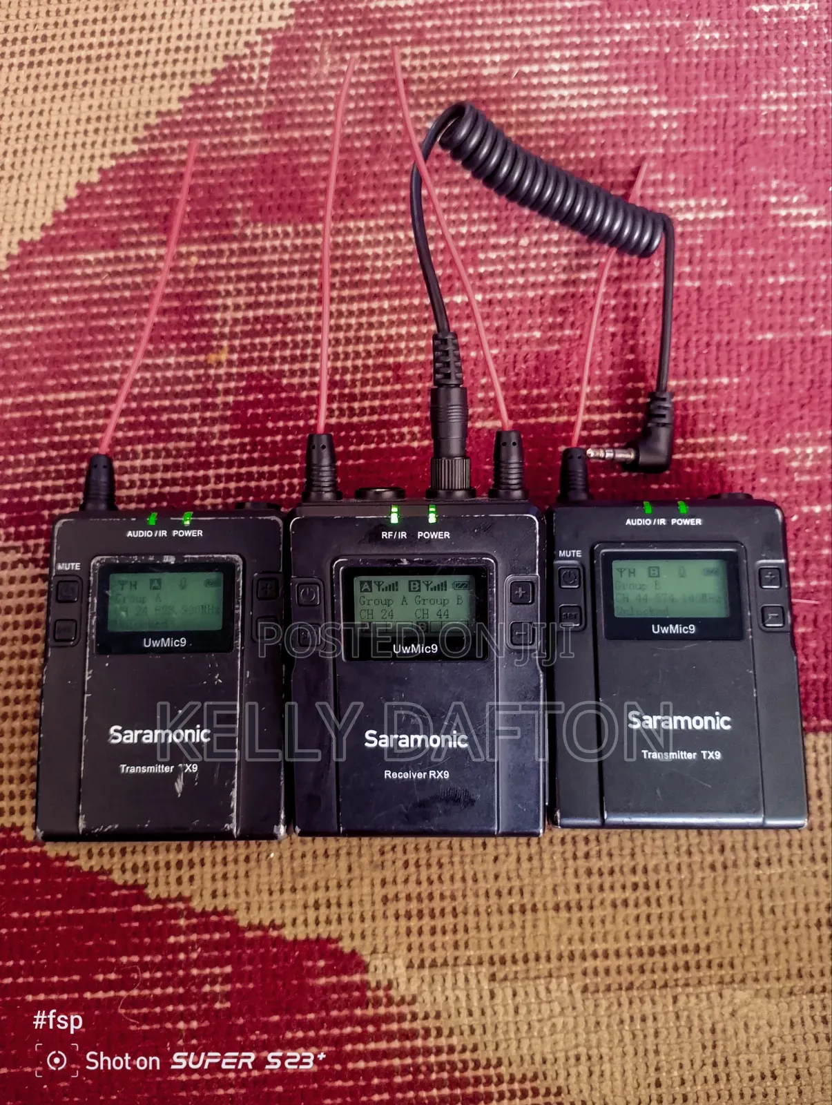 ‎Saramonic Uwmic9 2 in 1 Lapels Mic ‎ ‎ ‎
